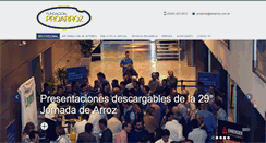 Desktop Screenshot of proarroz.com.ar